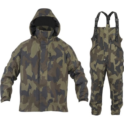 Avid Carp Bunda Ripstop Camo Jacket + Kalhoty Ripstop Camo Salopettes