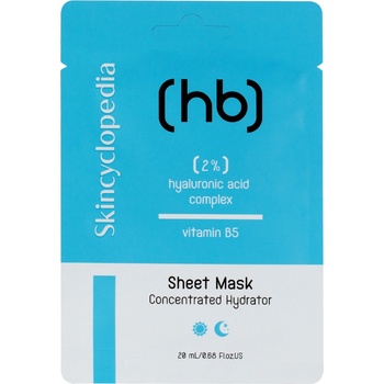 Skincyclopedia Sheet Mask Hyaluron Hydratačná plátienková maska 1 ks/20 ml