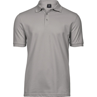 Tee Jays pánská polokošile Luxury Stretch světle šedá