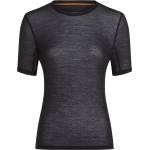 Icebreaker Дамски долна фланелка с къс ръкав Icebreaker Women's Mer 75 Cool-Lite Featherlight SS Crewe T-shirt - Black (114-3462-0114)