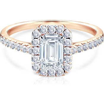 SAVICKI Годежен пръстен savicki: розово злато, диаманти