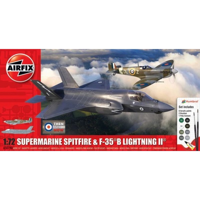 Airfix Gift Set letadlo A50190 'Then and Now' Spitfire Mk.Vc & F 35B Lightning II 1:72