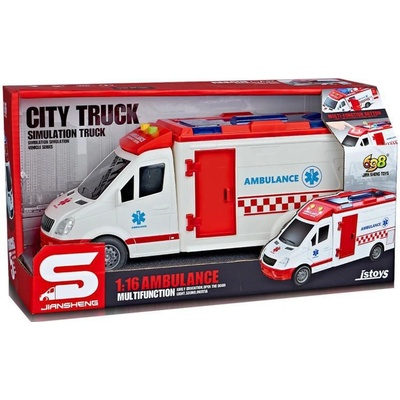 Alltoys Ambulanciečervená 1:16