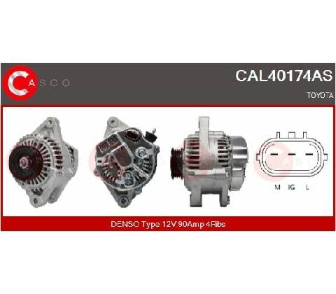 generátor CASCO CAL40174AS