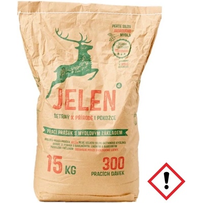 JELEN mýdlový prášek 15 kg 300 praní – Sleviste.cz