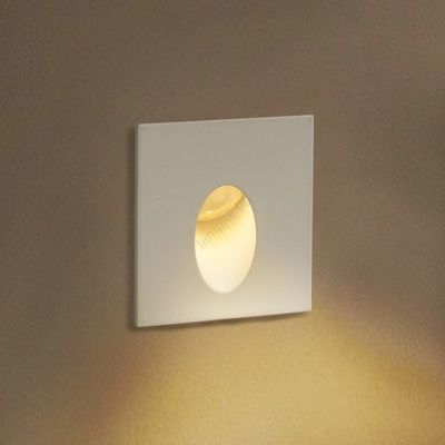 Brilagi - LED Външно вградено осветително тяло STAIRDOT LED/2W/230V бяло IP65 квадратно (BG2269)