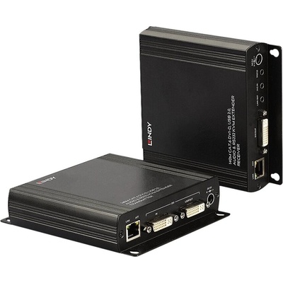 Lindy LINDY 140m Cat. 6 DVI D, USB, Audio & RS232 KVM екстендър (39245)