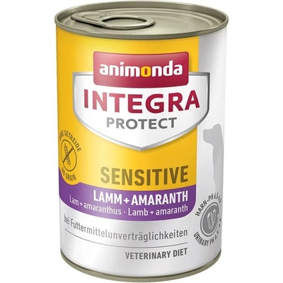 Animonda Integra Protect Sensitive за кучета при хранителни непоносимости с агнешко и амарант 400gr