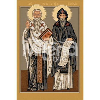 Milena Style Св. Св. Кирил и Методий - гоблен със схема конци Ariadna 1: 1