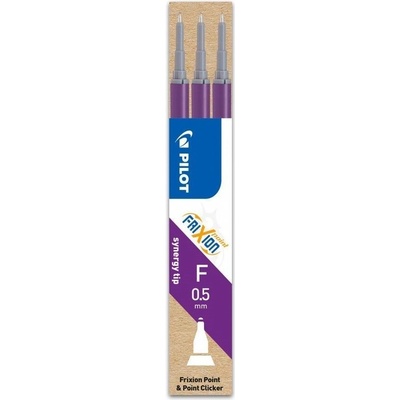 Pilot Náplň do přepisovacího rolleru FriXion 0,5 Point fialová 3 ks 2059-008