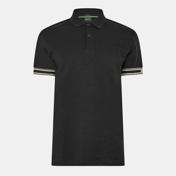 Boss Блуза с яка Boss Men's HBG Zone Sleek Button-Up Polo Shirt - Black 002