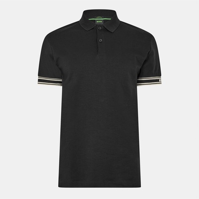 Boss Блуза с яка Boss Men's HBG Zone Sleek Button-Up Polo Shirt - Black 002