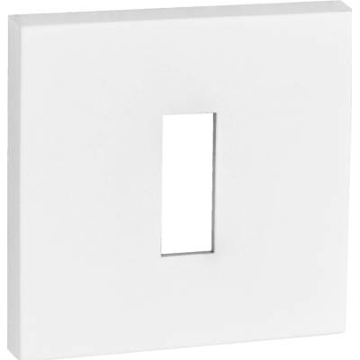 Rozeta ku kľučke MPK - Rozeta - HR SQ6 BIM - biela matná (WHITE) | MP-KOVANIA.sk