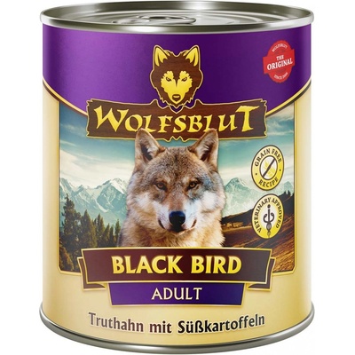 Wolfsblut Black Bird Adult krůtí s batáty 6 x 800 g