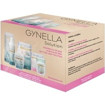 Gynella Solution Matka a Dcéra (Set) 200 ml Intimate Wash + 150 ml Intimate Foam + 2x100 ml Girl Intimate Wash