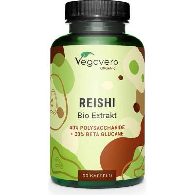 Vegavero Reishi Bio Extrakt, 600 mg, 90 капсули, Vegavero (VV-VITA-155)