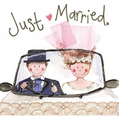Přání svatební - Just married
