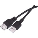 USB kabely Emos SB7102 USB 2.0 A vidlice - A zásuvka, 2m