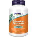NOW Potassium Gluconate [250 Таблетки]