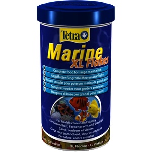 TETRA Marine XL Flakes - пълноценна основна храна за големи морски риби - 500 мл