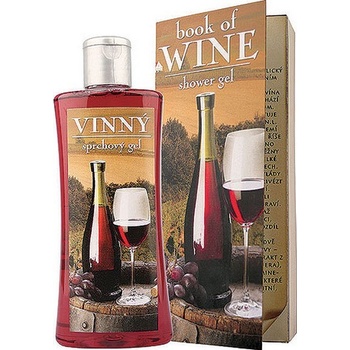 Bohemia Book of wine vinný sprchový gel v krabičce 250 ml