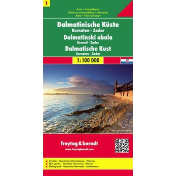 freytag & berndt - Automapa Dalmácie 1. 1:100 000