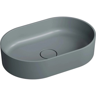 Omnires Ovo M+ 55x36 cm matt ash grey (OVOUNAG)