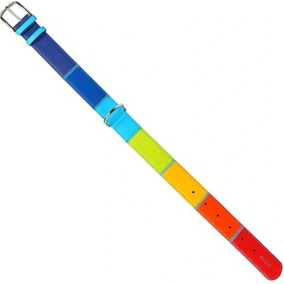 COLLAR Плосък кожен нашийник дъга 30 - 39см, 20мм