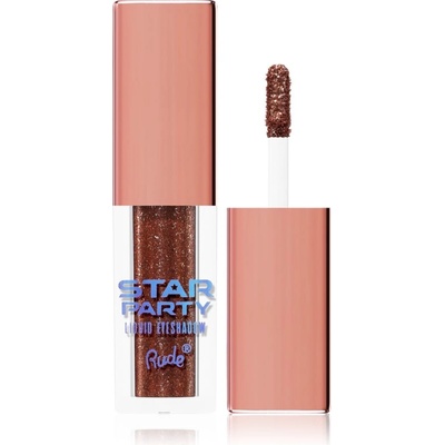 Rude Cosmetics Star Party течни очни сенки с брокат цвят After Glow 3.5 гр