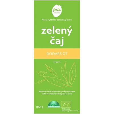 Fairobchod Bio zelený čaj Indie Dooars GT sypaný 100 g