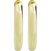 JSB Bijoux širšie krúžky pozlátené 92400580g (Ag 925/1000, 8,22 g)