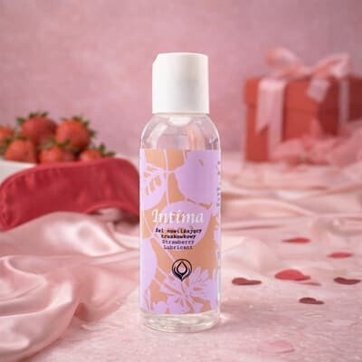 Intima zvlhčujúci gél jahodový jahodový lubrikant 100 ml