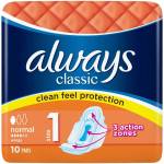 Always Classic Normal Plus Дамски превръзки, 10бр