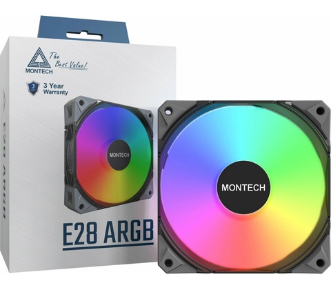 Montech E28 ARGB Black E28 ARGB (B)