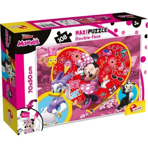 Lisciani Двулицев пъзел Lisciani - Minnie Mouse, 108 части (LI74198)