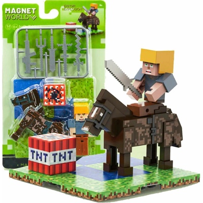 Magnet World bojovník s koňom