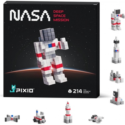 PIXIO NASA Vesmírná mise Magnetická stavebnica 31101