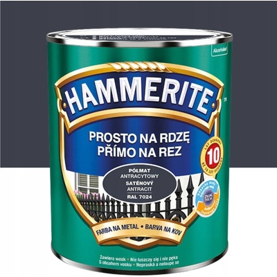 Hammerite barva na kov 0,7 l polomatný antracit