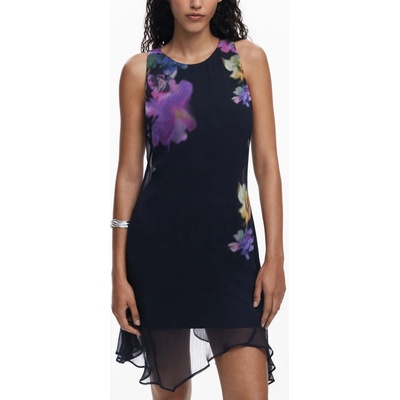 Desigual Елегантна къса рокля за жени desigual, Размер s, Цвят Черен (25wwvw30_ne2000)