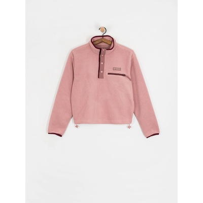 Columbia Helvetia II Cropped Half Snap eraser pink/fig/rich wine