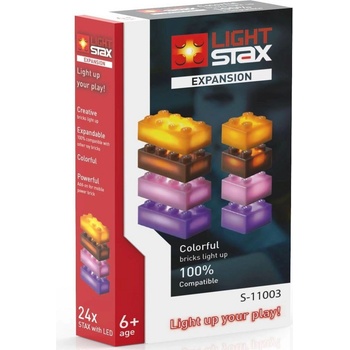 Light Stax S-11003 Solid Colors Expansion Set 24 barevných kostek