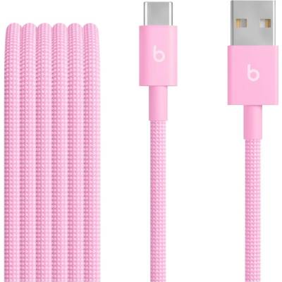 Beats MK8R4EE-A USB-A / USB-C Woven 1,5m růžový