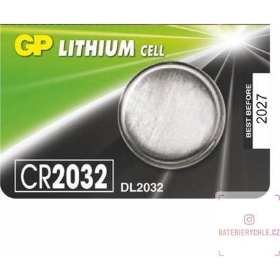 GP Lithium CR2032 1ks 1042203211 – Zboží Živě