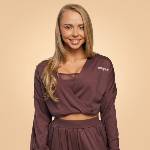 GymBeam BeastPink Дамски топ Breeze Mulberry M