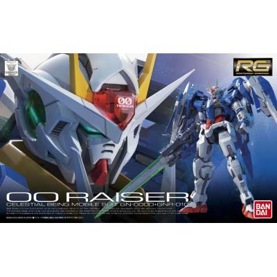 Bandai RG Gundam 00: GN 0000+GNR 010 OO Raiser Plastic Model 1:144