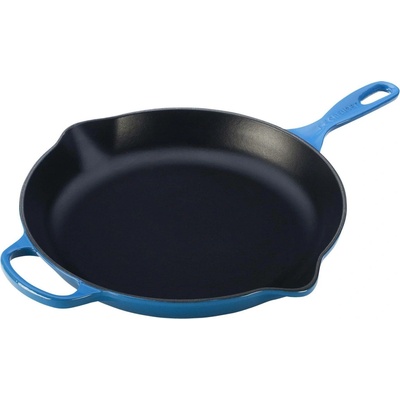 Le Creuset 20182232000422 Pánev na smažení a servírování Signature 23 cm marseillsky modrá