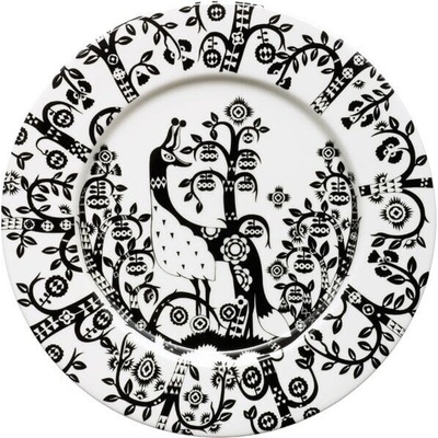 Iittala 1012496 Plytký talíř Taika 22 cm černý