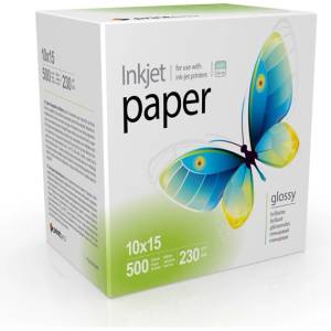 ColorWay Фотохартия COLORWAY, PrintPro гланц, 230 г/м, 10x15, 500 бр. (PGE2305004R) (PGE2305004R)
