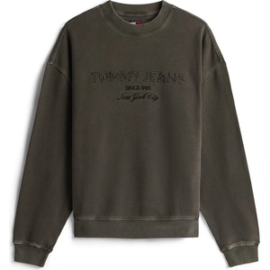Tommy Hilfiger Блуза Tommy Jeans Mens New Classic Crew Sweatshirt - Washed Black