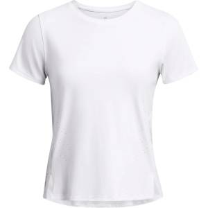 Under Armour Women's Launch Elite Long-Sleeve Performance Gym Top - White/Reflectiv